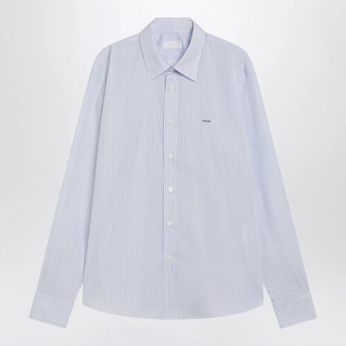 香港直邮PRADA 男士衬衫 UCN666OOO189FF0X24 SS2026 浅蓝色 - 图3