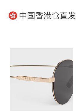 香港直邮CELINE 男士太阳镜 4S346CMLB35LS SS2026 黑色 全框太阳