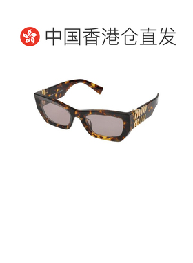 香港直邮MIU MIU 女士太阳镜 0MU09WS14L20I SS2026 棕色 Sunglas