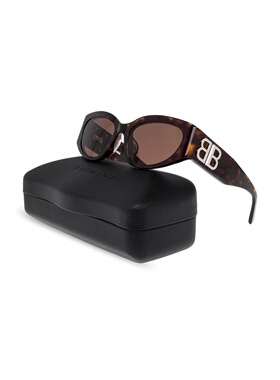 BALENCIAGA 女士眼镜 773502T00397623 AW2024 棕色