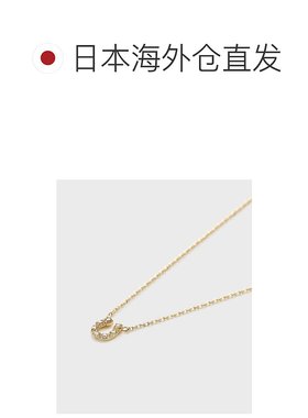 1h可退 日本直邮NOJESS Tiny Motif K10钻石马蹄项链 30243116020
