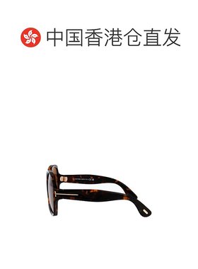 1h可退 香港直邮潮奢 Tom Ford 汤姆 福特 女士 橙黄色眼镜 FT122