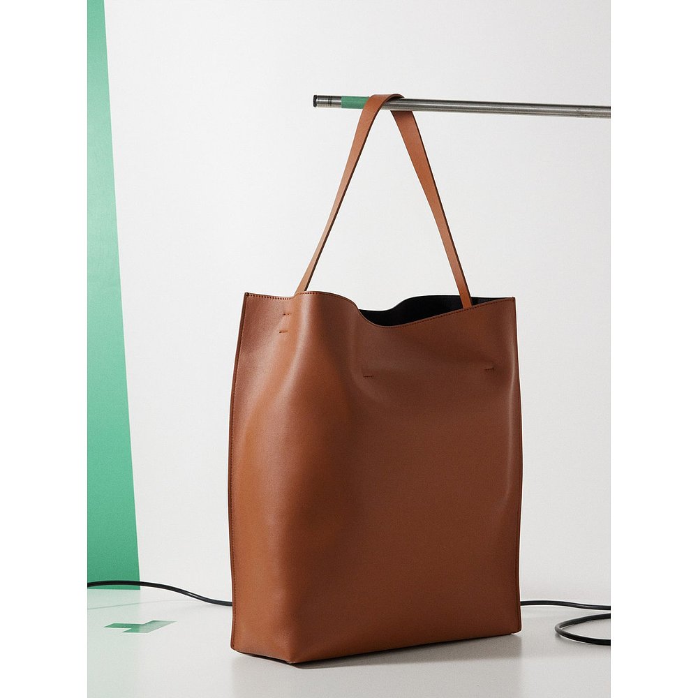 香港直邮潮奢 Marni 玛尼 男士Museo large leather tote bag 托 - 图2