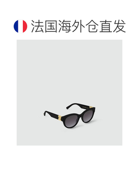自营1h可退 欧洲直邮LV路易威登 女士黑色醋酸纤维太阳镜正品舒适