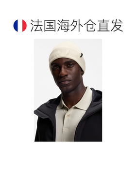 自营欧洲直邮HUGO BOSS雨果博斯 Termix_Beanie男士羊毛混纺针织