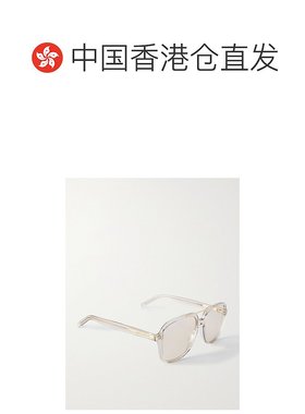 1h可退 香港直邮潮奢 Saint Laurent 圣罗兰 女士 金色金属飞行员