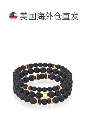 自营 Crucible Los Angeles 3 件装哑光黑玛瑙、熔岩、木材和金色