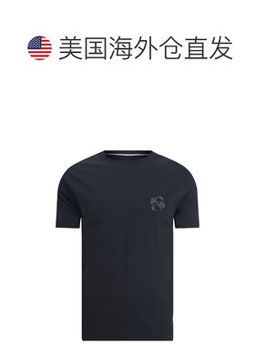 自营 Hugo Boss Men's Tames 23 Crewneck T-Shirt, Black - blac