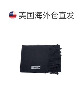 自营our legacy黑色Estate流苏围巾-黑色 美国奥莱直发
