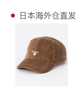日本直邮Barbour男 女款 灯芯绒棒球帽经典Logo设【付后1h可退】