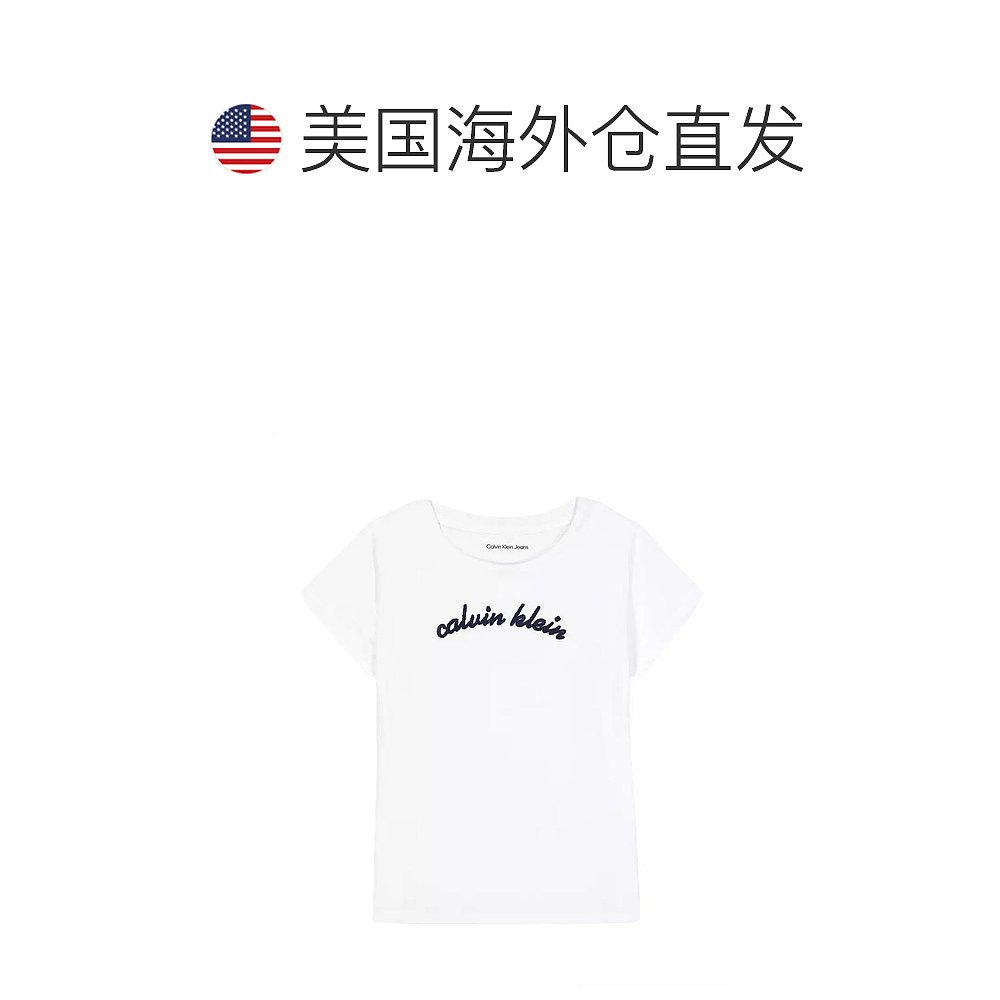 1h可退 【美国直邮】calvin klein 婴幼儿 上装T恤短袖 - 图1