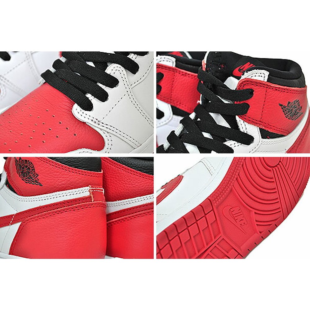 日本直邮NIKE AIR JORDAN 1 HIGH OG GS 575441-161 AJ1白耐克-图2