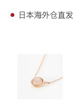 日本直邮日潮4度C 4℃ 银项链152424221011生日月亮宝石天然配饰