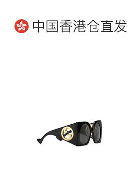 自营GUCCI 女士眼镜 733325J07401012 SS2023 灰色 方框太阳镜