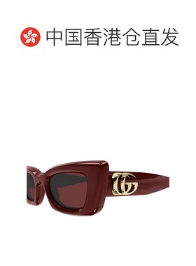 香港直邮Gucci 古驰 女士 全框太阳镜 GG1827S red红色 舒适时尚