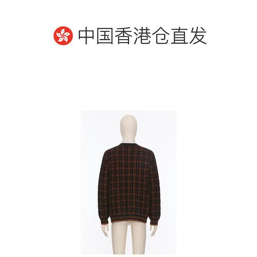 香港直邮VALENTINO 男士外套 VKA05YBB0Q10 SS2025 花色 长袖针织 - 图1