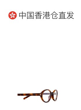 香港直邮SAINT LAURENT 女士眼镜 SL751OPT003 CO 棕色 圆形平光