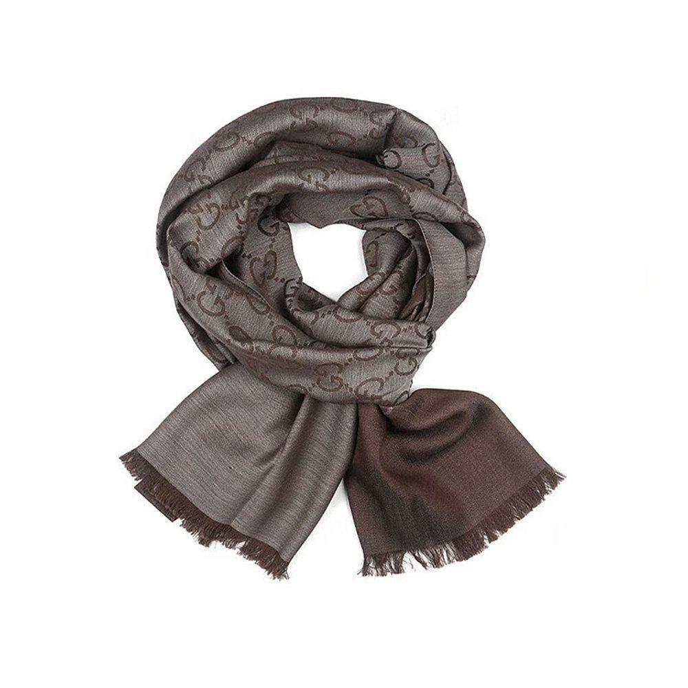 香港直邮Gucci古驰羊毛真丝围巾春秋薄款披肩男女同款简约百搭,淘宝优惠券,粉丝福利购,淘宝优惠卷