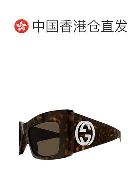 香港直邮Gucci 古驰 女士 蝴蝶框太阳镜 GG1842S black黑色 舒适