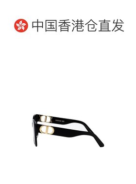 香港直邮DIOR 女士太阳镜 CD40127U10A1 SS2025 黑色 30MONTAIGNE