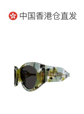 1h可退 香港直邮CHLOÉ 女士眼镜 CH0251S004 SS2025 黑色 徽标太