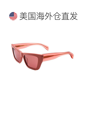 自营rag & boneRag&Bone女式53毫米粉红色太阳镜-粉红色 美国奥莱