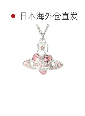 日本直邮Vivienne Westwood NEW DIAMANTE HEART PENDANT 女士项