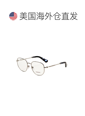 自营Burberry Women's 53 mm Silver Opticals - silver 美国奥莱