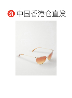 香港直邮Chloe 蔻依 女士 猫眼太阳眼镜 CH0386S metal金属色 舒
