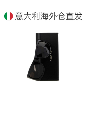 欧洲直邮GUCCI 女士太阳镜 865670J16911012 SS2026 黑色 Black S