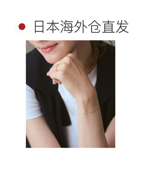日本直邮agete 阿卡朵  女士 K10钻石手链 粉金限定  10253123674