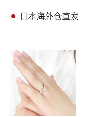 日本直邮(ber-ed-0253) 永恒戒指 1.00 克拉钻石戒指 18k 半永恒