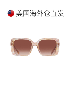 自营Coach Brown Gradient Square Ladies Sunglasses HC8424U 58