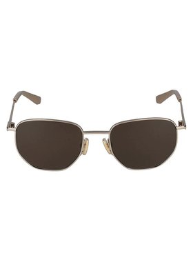 BOTTEGA VENETA 女士眼镜 BV1301S002 CO 绿色 金属框太阳镜