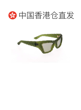 香港直邮BOTTEGA VENETA 女士眼镜 BV1438S003 SS2026 绿色太阳镜
