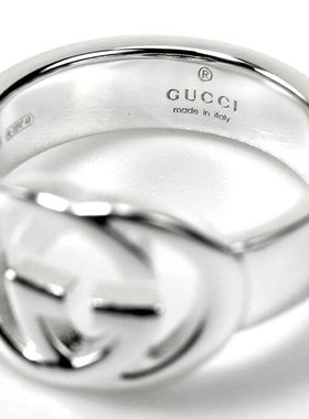 日本直邮GUCCI 戒指女双G戒指