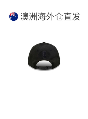 澳大利亚直邮迈阿密热火队New Era纯黑9FORTY平沿帽
