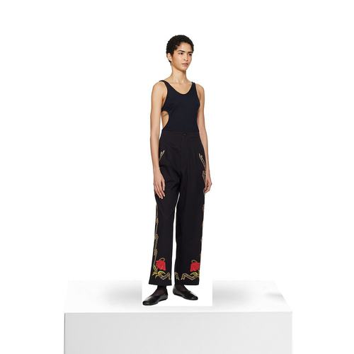 1h可退 潮奢 Bode 女士 黑色 Palmer 连体衣 WRF24CS003 - 图3