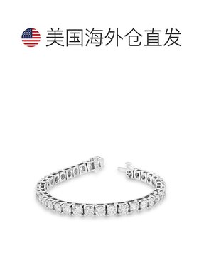 自营 Diana M. 4.59 克拉钻石网球手链 - 白色 美国奥莱直发