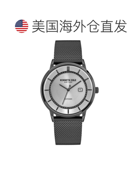 自营Kenneth Cole Men's 42mm Solar Watch - brown 美国奥莱直发