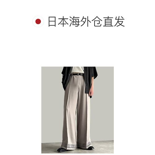 1h可退 日本直邮Classical Origin男士宽松蕾丝拼接易穿休闲裤 co - 图1