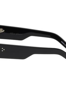 潮奢 rick owens 瑞克 欧文斯 女士 黑色 Temple Performa 太阳镜