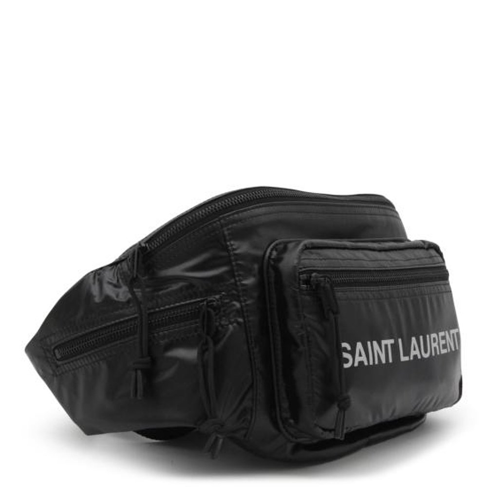 SAINT LAURENT24SS单肩包男581375NERO ARGENTO NE ARG - 图0