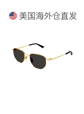 自营bottega venetaBV1301S 001金色/灰色-金色 美国奥莱直发