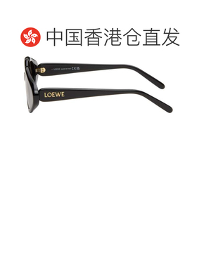 1h可退 香港直邮LOEWE 罗意威 男士 黑色 Triangle Slim 太阳镜 L
