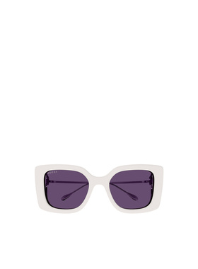 GUCCI 女士眼镜 GG1567SA003 SS2025 GG1567SA 古驰灰色太阳镜