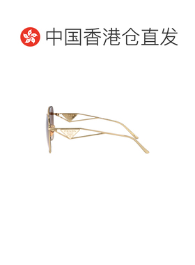 香港直邮PRADA 女士眼镜 0PR57YSZVN3D0 SS2025 金色 0PR 57YS