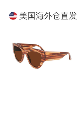 自营Victoria Beckham Acetate Women's Sunglasses - brown 美国