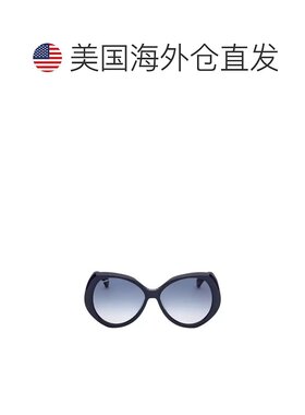 自营 max maraMaxMara MM0015蝴蝶太阳镜-蓝色 美国奥莱直发