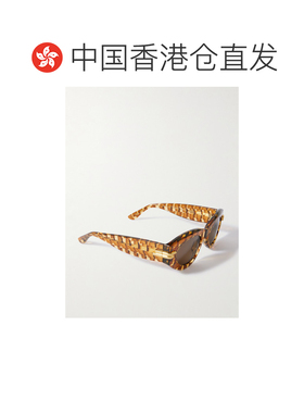香港直邮Bottega Veneta 葆蝶家 女士 Eyewear 椭圆框太阳镜 BV13